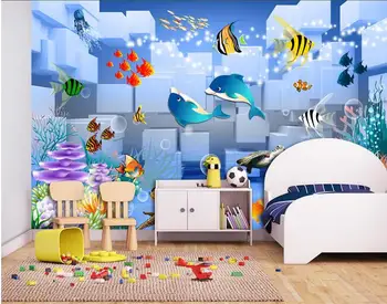 

3d wallpaper custom mural non-woven wall stickers 3 d cartoon ocean wallpaper background wall paintings wallpaper for walls 3 d
