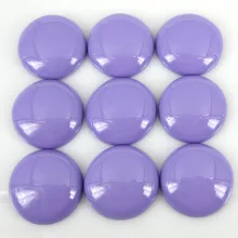 40 шт 3/" фиолетовые круглые полимерные бусины с плоской задней стороной кабошон для скрапбукинга 20 мм