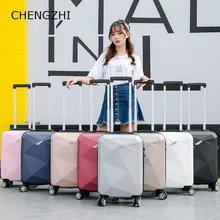 CHENGZHI Сверхлегкий 2" 24 дюймов ABS чемодан на колёсиках Spinner пароль чемодан колеса мода носить на колесиках дорожная сумка с Whee