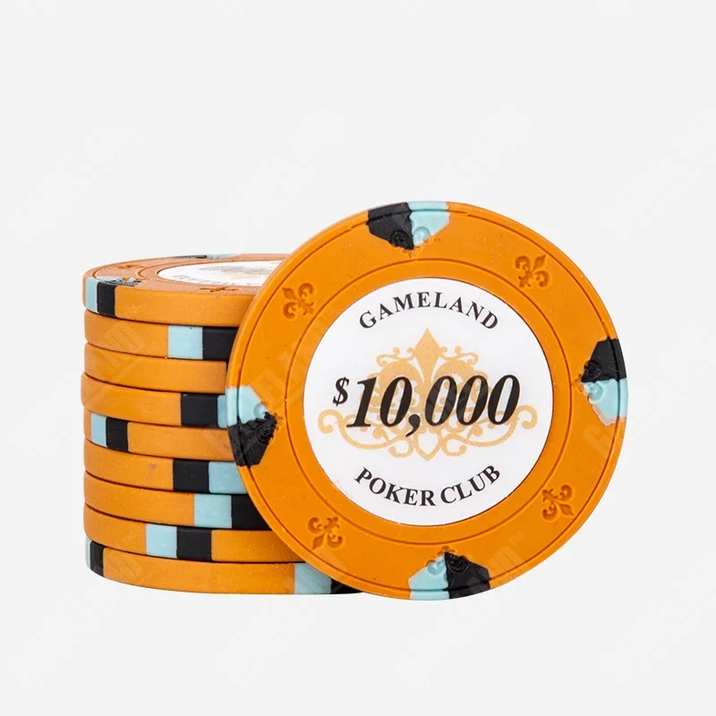 10 шт./лот Премиум глины фишки 14 г Monaco узор Высокое качество Texas hold'em Poker казино чип оптом