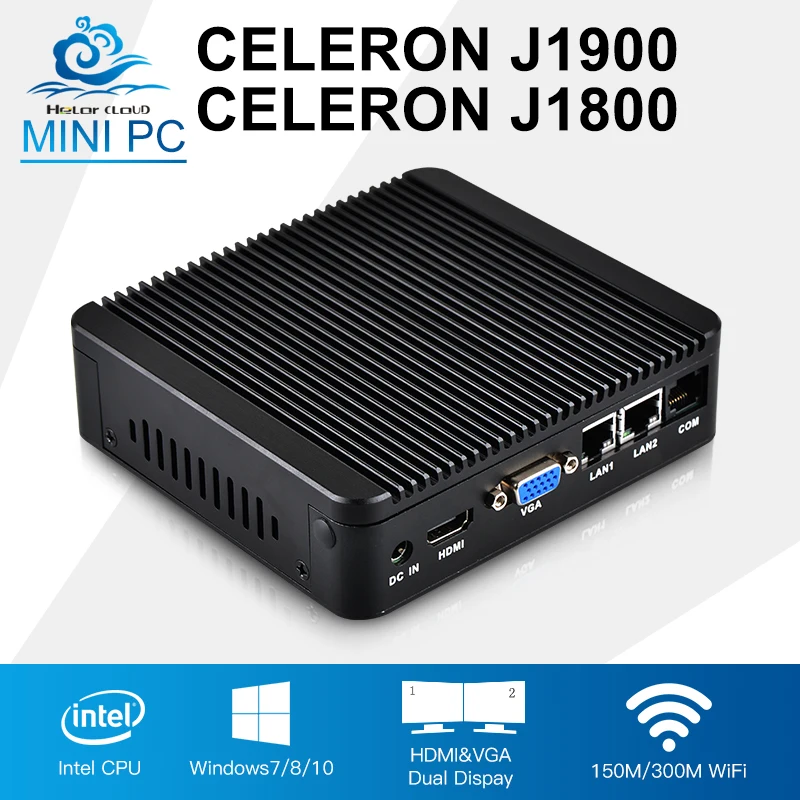 Mini PC Celeron j1900 Quad Core 2 Intel 82583V Gigabit