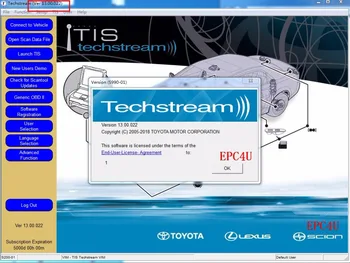 

TIS Techstream V13.00.022 2018 NEW+ Crack+Flash Reprogramming DVD For Toyota