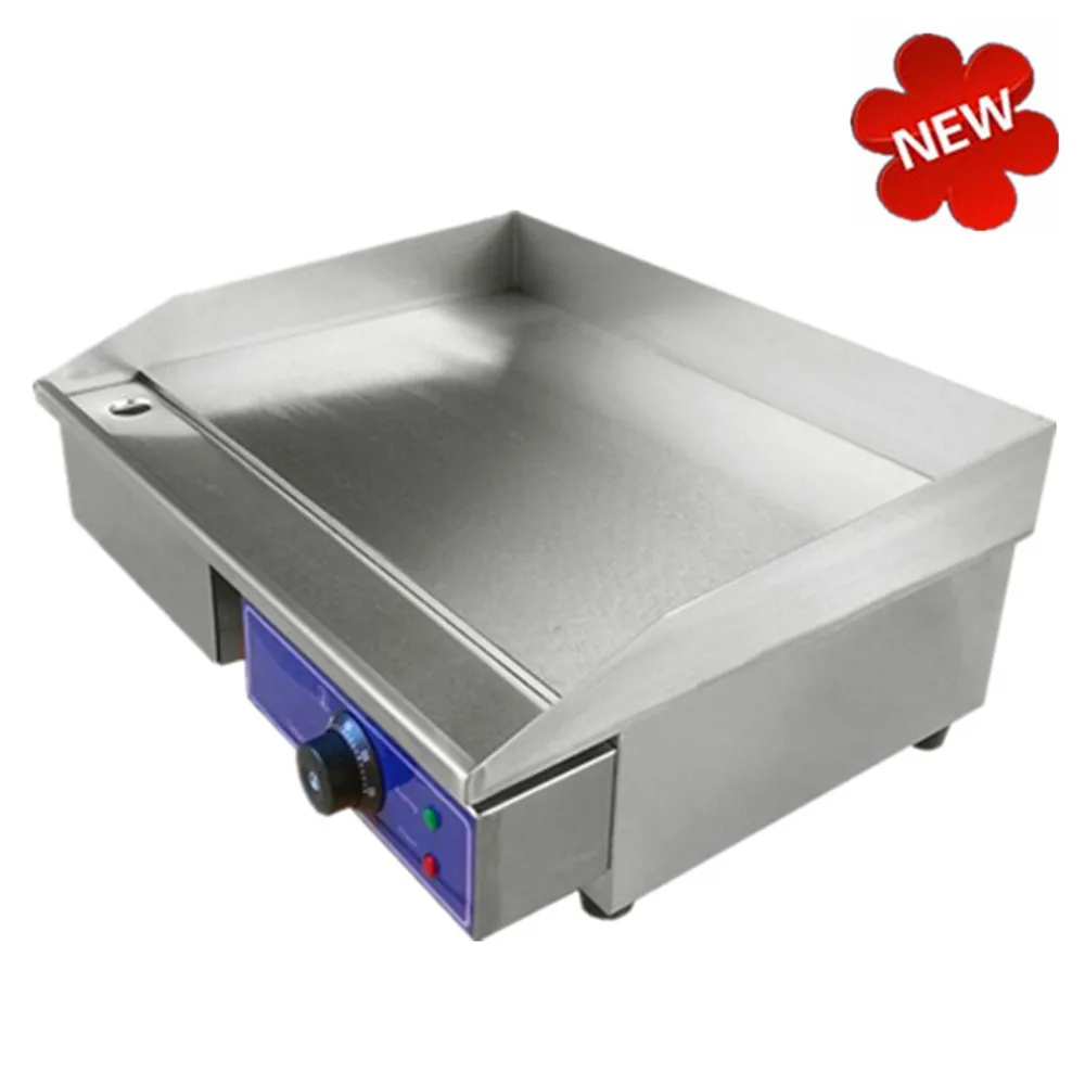 

EU Stock! Fast Shipping! Commercial Electric Griddle Grill Flat Hotplate Kitchen BBQ Stainless Steel 55cm High Quality