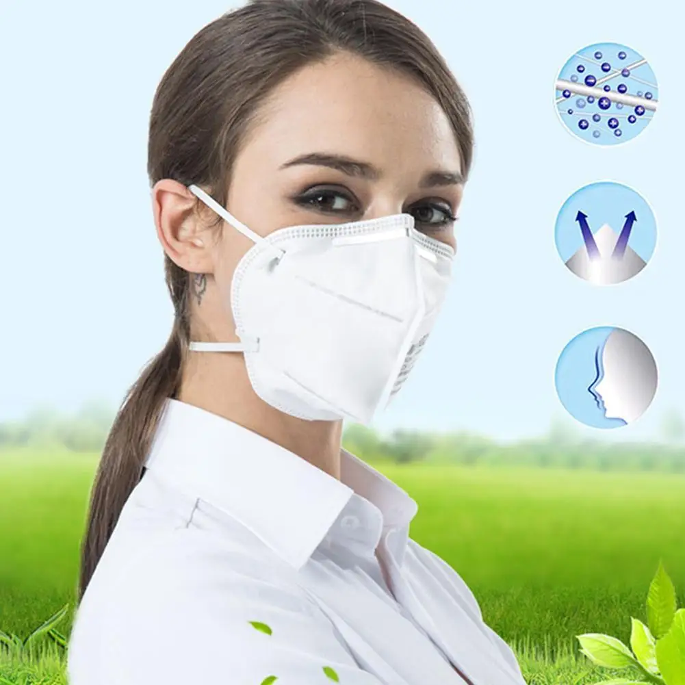 

PM2.5 Anti Haze Mask Breath valve anti-dust mouth mask filter respirator nose protection Mouth-muffle mask face cover