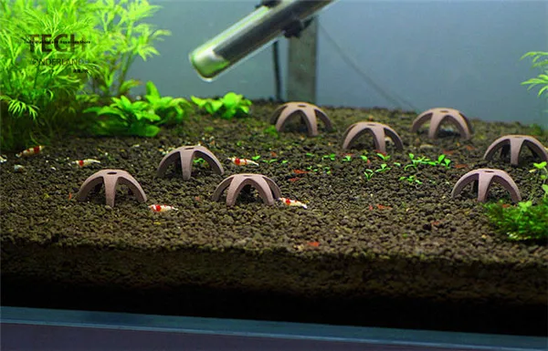 5pcs aquarium purple sand