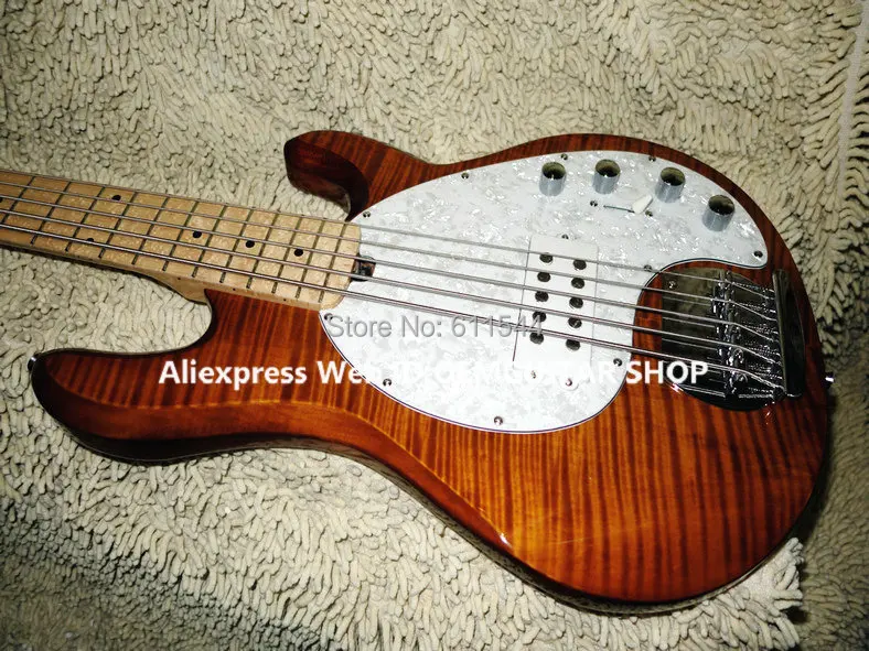 Free Shipping Music Man StingRay 5 Electric Bass Brown Maple High Quality Wholesale Free Shipping Music Man StingRay 5 Electric Bass Brown Maple High Quality Wholesale
