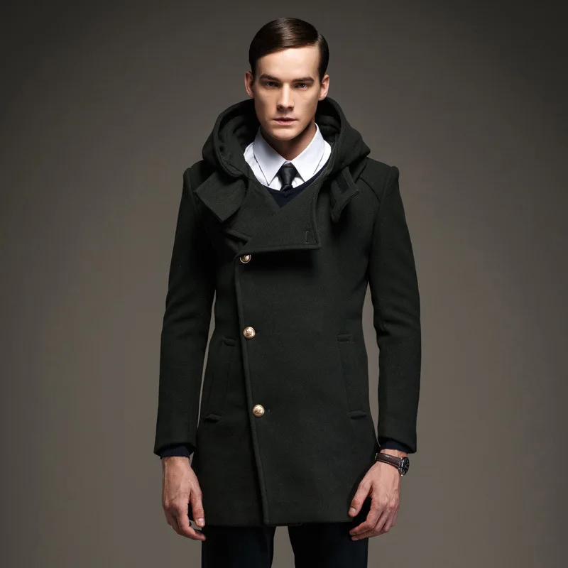 Thick Pea Coat | Han Coats