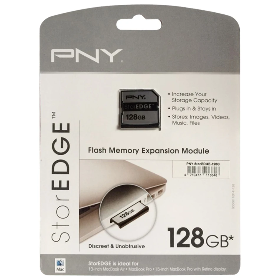 Sd карта PNY StorEDGE для Apple 64 ГБ 128 90MB.S SDXC MacBook Air Mac Pro Retina мониторы высокая