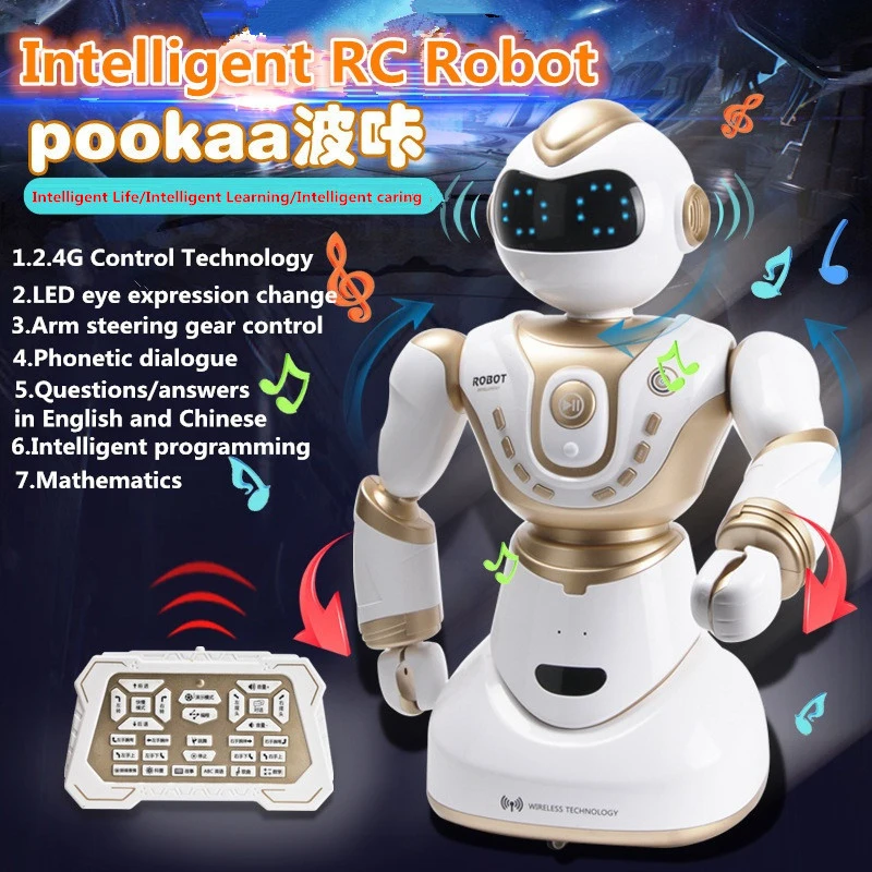 2018 Humanoid robot intelligent robot toy 2850 2.4G Dialog Programming Education Parent-child Interactive light Music Smart Toy 2018 Humanoid robot intelligent robot toy 2850 2.4G Dialog Programming Education Parent-child Interactive light Music Smart Toy
