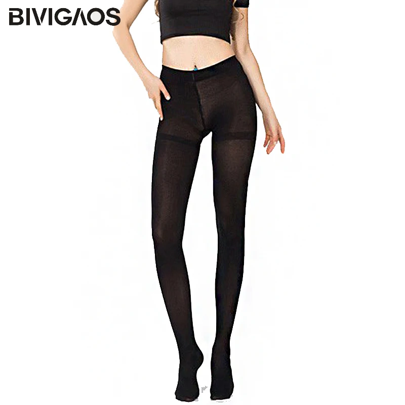 Womens Spring Autumn Winter 120d Velvet Opaque Tights Seamless