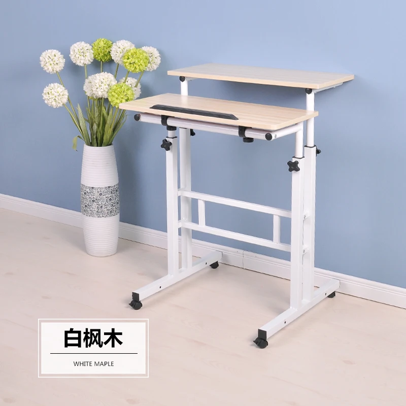 Version U Подставка для ноутбука, подставка для кровати, Ordinateur, портативная, на коленях, таволо, Tisch, для ноутбука, Меса, планшет, регулируемый компьютерный стол, стол для учебы - Цвет: Version U