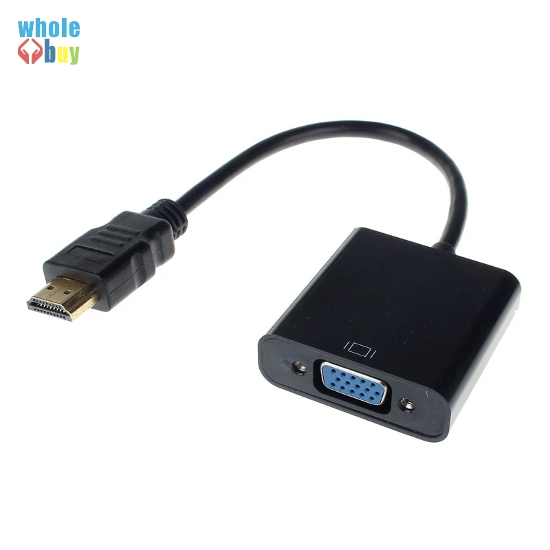 HDMI VGA видео адаптер HD tv CRT монитор тв 3,5 мм штекер аудио кабель адаптер конвертер 30 шт./партия