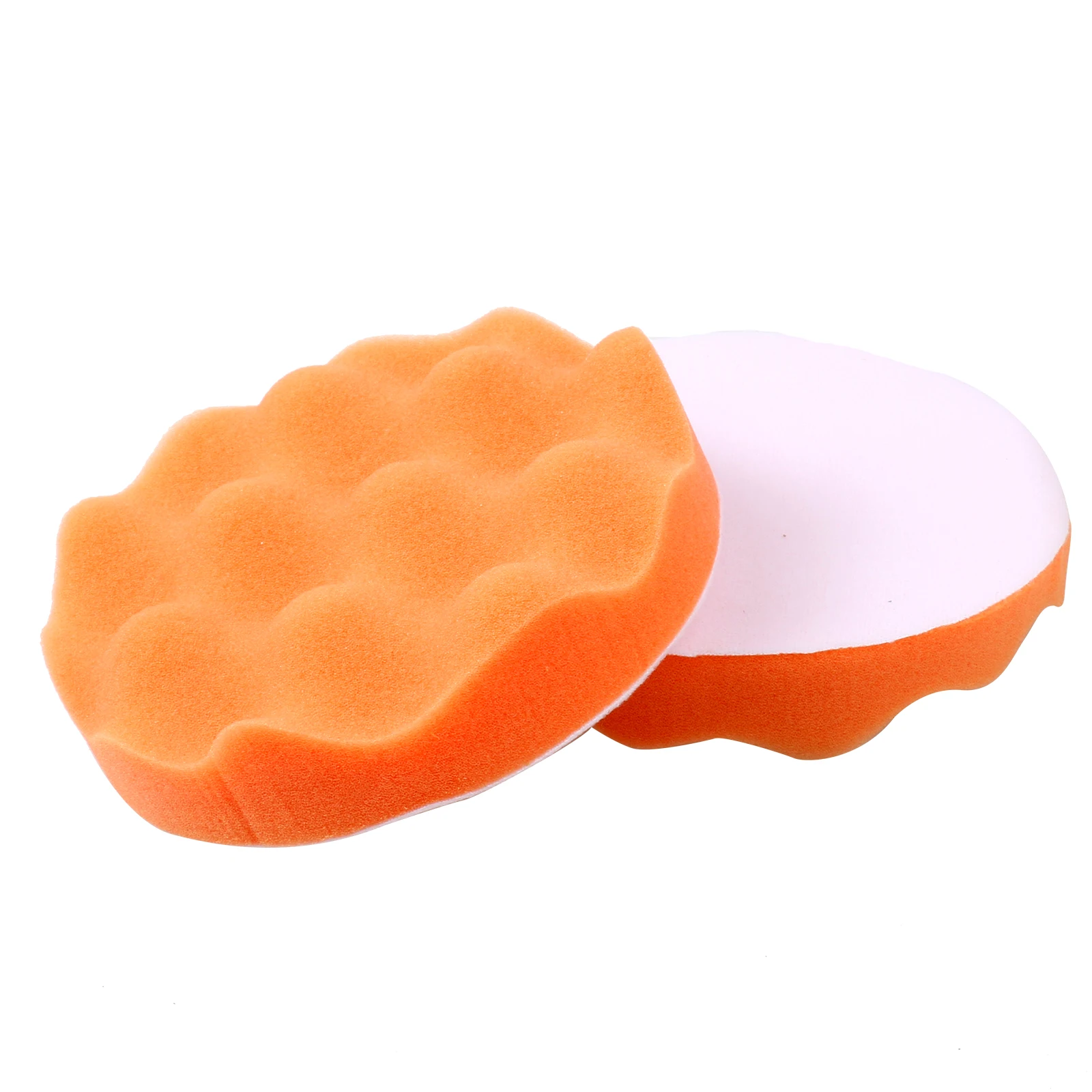 2pcs Car Soft Washing Polishing Sponge Pads 5 Inch Auto Waxing Paint