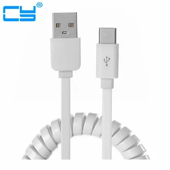 

USB 3.1 Type C to USB 2.0 Male Charging Date Spring Cable for Oneplus2 3 Letv Phone Google 6P 5X ZUK Z1 Z2 HUAWEI P9 MATE9 LG G5