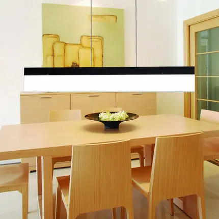 Creative Strip Droplight Modern LED Pendant Light Fixtures For Office Study Dining Room Simple Hanging Lamp Home Lighting | Освещение