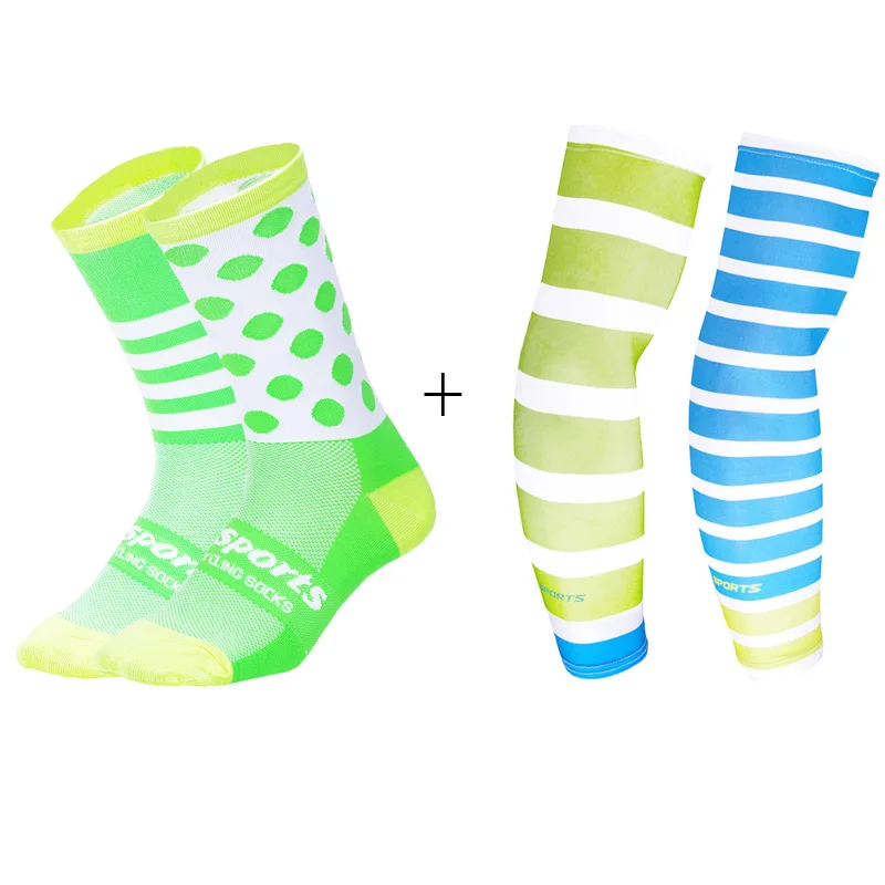 DH спортивные велосипедные носки с грелкой для рук для мужчин и женщин профессиональные велосипедные носки компрессионные носки для верховой езды спортивные носки для бега - Цвет: DH13-1