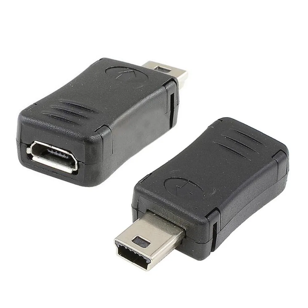 

USB2.0 Micro USB Female to Mini Male data charger Adapter for mobile phone