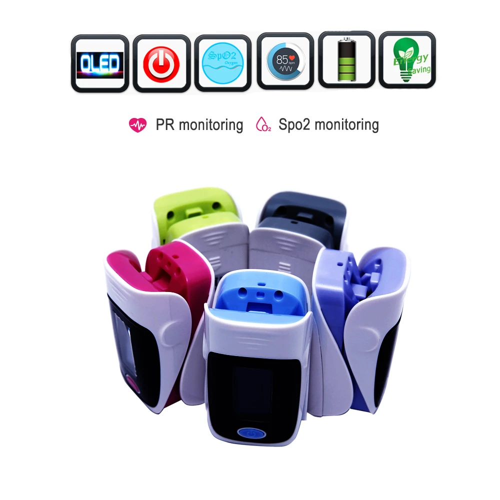

10 piece Fingertip oximeter, OLED Dual alarm 6 modes 4 directions pulse oximeter display pulsioximetro SPO2 PR oximetro de dedo