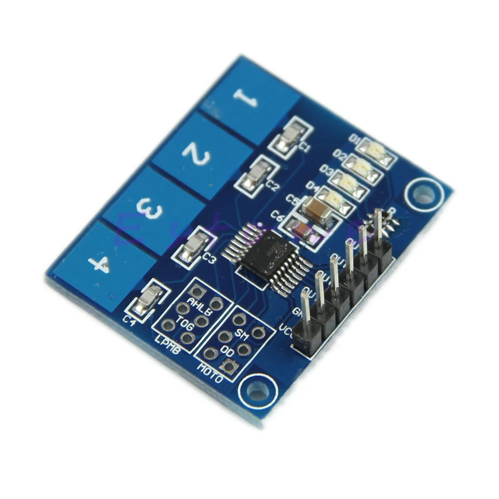 

2017 TTP224 4-way Capacitive Touch Switch Module Digital Touch Sensor For Arduino SEP7_20