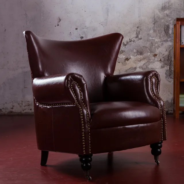 Retro Vintage Style Sofa Lounge Chairs Armchair Living Room Retro Vintage Style Sofa Lounge Chairs Armchair Living Room Furniture With Casters