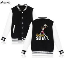 2017 hot Anime Print Gold Saint Seiya Long Winter Jacket Woman Plus Size Clothing Shirts in Winter Coat Women Elegant XXS-4XL