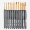 Japan Ter/tel Crochet Hook Knitting Needles Grey Resin Handle Original Authentic Imported gift From Japan 2 - 6.5mm ► Photo 2/6