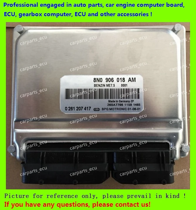 

For car engine computer board/VW Passat ECU/Electronic Control Unit/8N0906018AM 0261207417/4B0906018M 0261206875/4B0 906 018 M