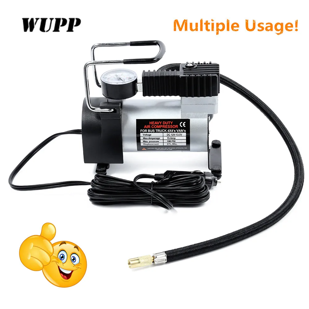 DC 12V 13.5V Portable Car Electric Inflator Pump Air Compressor 100PSI Electric Tire Tyre