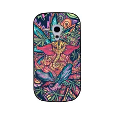 Funny Trippy Elephant Cool Popular UV Black Bag Case For Samsung S3 mini