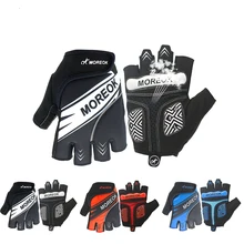 Велосипедные перчатки на полпальца с поглощающим эффектом пота для мужчин и женщин, спортивные аксессуары для езды на велосипеде на открытом воздухе