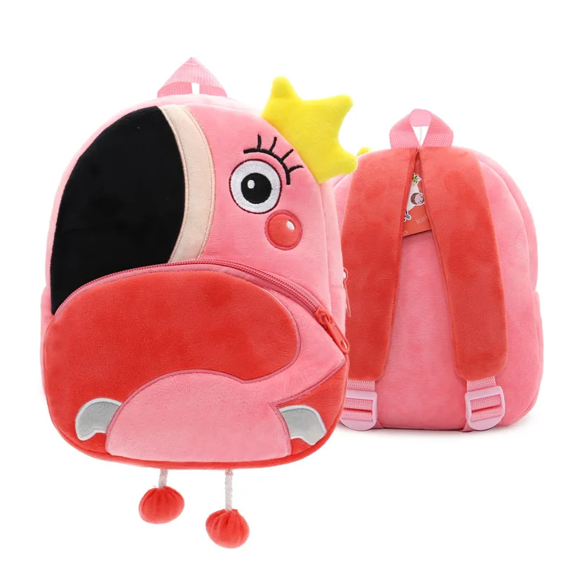

New animal plush backpack cute baby soft school bag for kids boys girls schoolbag gift