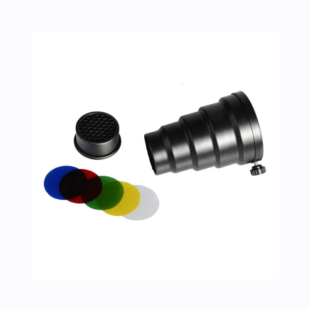 Flash Diffuser Light Beam Snoot Tube Snoot Grid