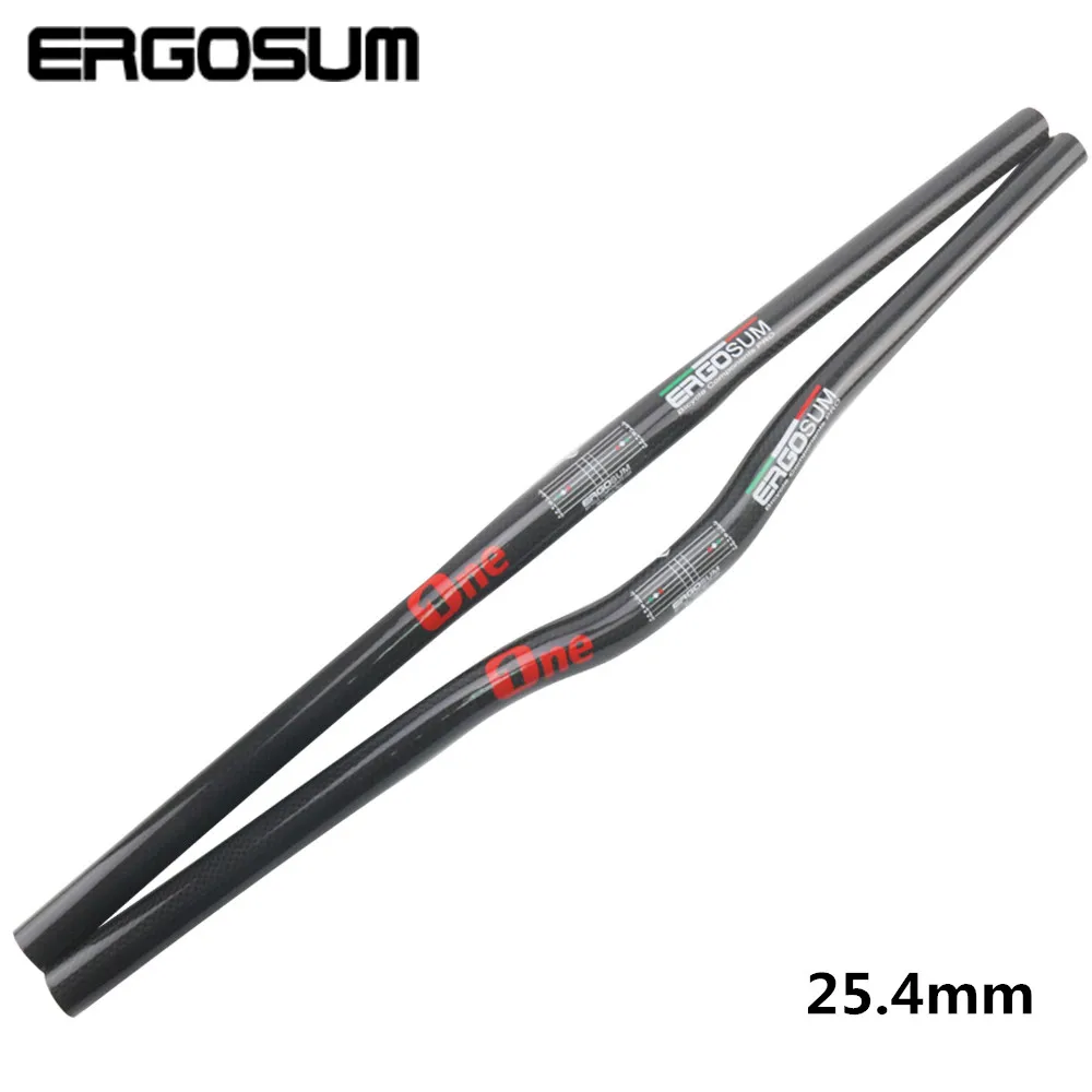 ERGOSUM MTB Carbon Bicycle Handlebar 25.4 Carbon F...