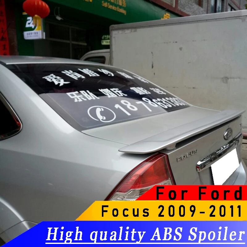 Задний спойлер для FOCUS Sedan 2009 2010 высококачественный заднего крыла из АБС пластика