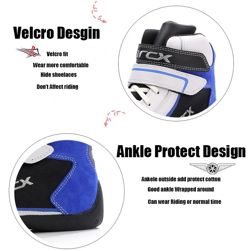 Байкерские ботинки ARCX из коровьей кожи уличные городские мотоциклетные гоночные