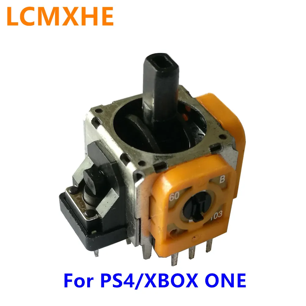 

(10pc/lot) Original New Yellow 3pin 3D Analog module Handle Rocker Joystick buttons For ps4/xbox one/ps3