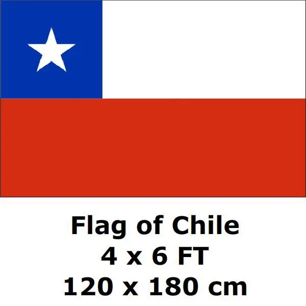 Chile Flag 120 x 180 cm Chile Chilean Flags And Banners ...