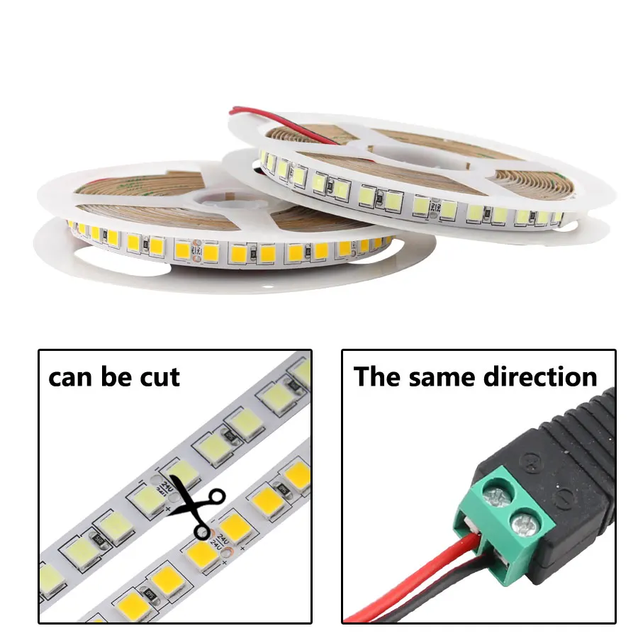 

DC 12V 24V Ledstrip 5054 LED Strip light Tape 5M 120Led/m Flexible 5054 Led strip 12V lights 12 24 V Ledstrip 12V Waterproof