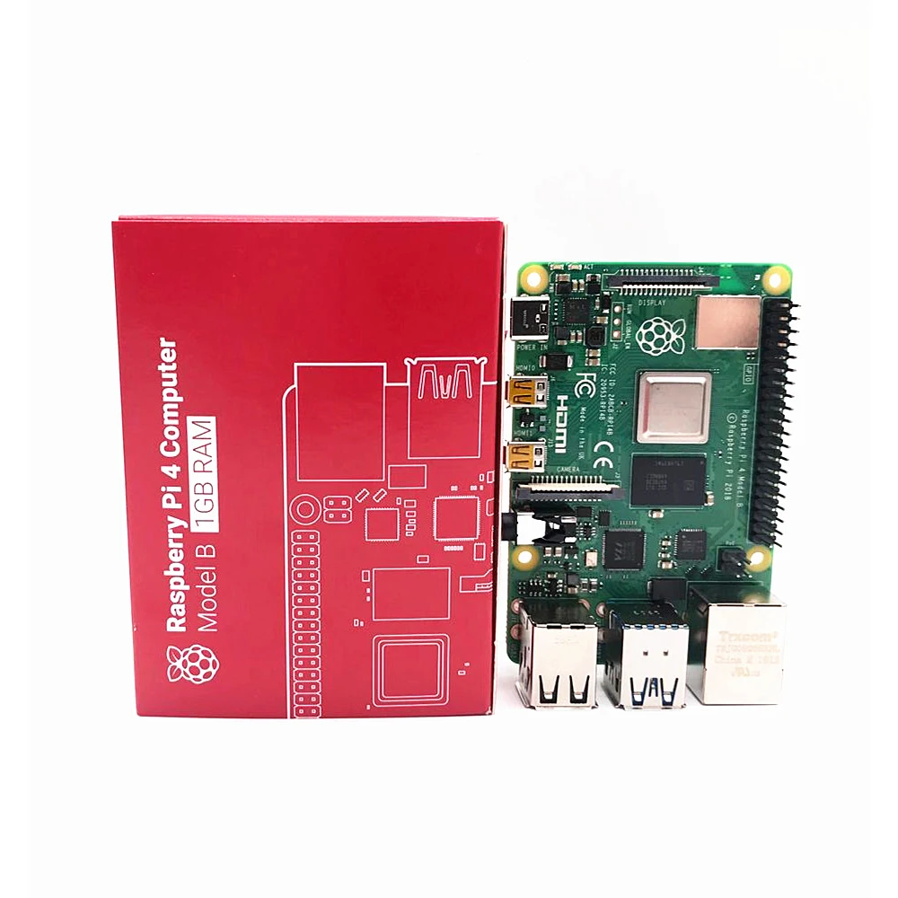 

Latest Raspberry Pi 4 Model B with 1/2/4GB RAM BCM2711 Quad core Cortex-A72 ARM v8 1.5GHz Support 2.4/5.0 GHz WIFI Bluetooth 5.0