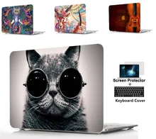 3IN1 laptop Hard Shell Case+Keyboard Cover For Apple Macbook Air Pro Retina Touch Bar&ID 11 11.6 12 13 13.3 15 15.4″ A1932 A1989