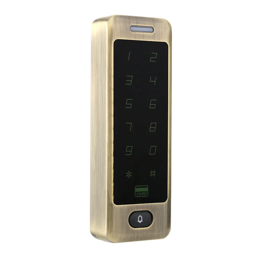 

Waterproof Metal Touch 8000 Users Door RFID Access Control Keypad Case Reader 125khz EM4100 ID Card