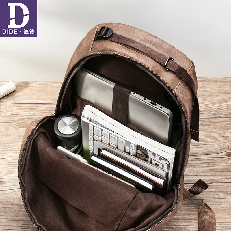 DIDE Винтаж мужские рюкзаки Mochila рюкзак для ноутбука 15 6 Для мужчин