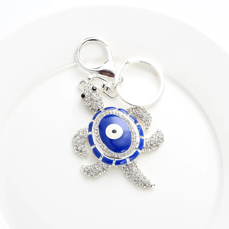 Брелок для ключей Lucky Eye Turtle Хрустальная подвеска от Evil брелок из сплава с