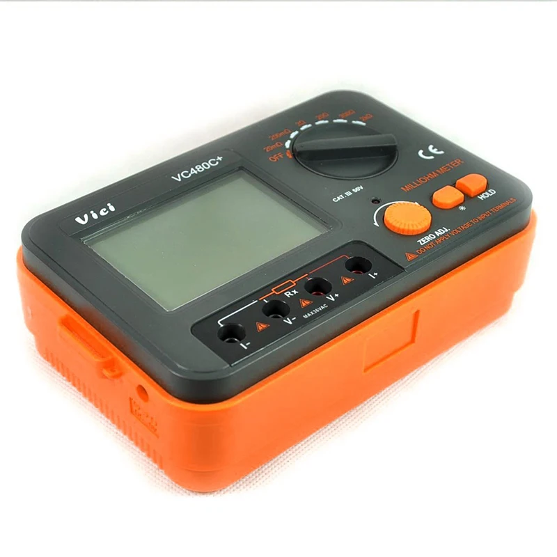 

Vici Vc480c+ 3 1/2 Accuracy + 4 Wire Test Multimeter Digital Milli-ohm Meter