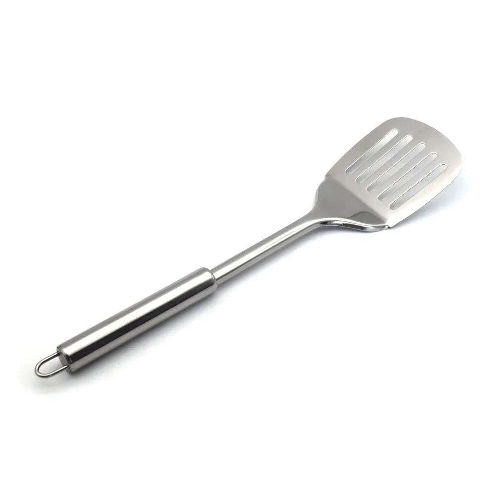 Sweettreats 3pcs stainless steel Cooking Utensils Large Size Turners For Fried Steak Shovel Long Handle Slotted Turner Spatula Sweettreats 3pcs stainless steel Cooking Utensils Large Size Turners For Fried Steak Shovel Long Handle Slotted Turner Spatula