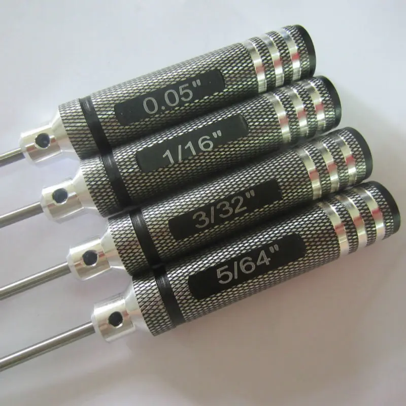 

Imperial Standard Hex Drivers 4Pcs /Set 0.05 1/16 5/64 3/32 Inch screwdriver set