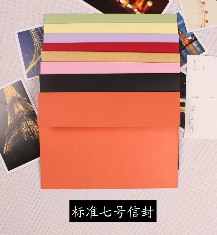 230*162 мм), 20 шт./лот, цветные конверты в западном стиле, А5, пустые банкноты, пакет, крафт-бумага, конверты, 6583