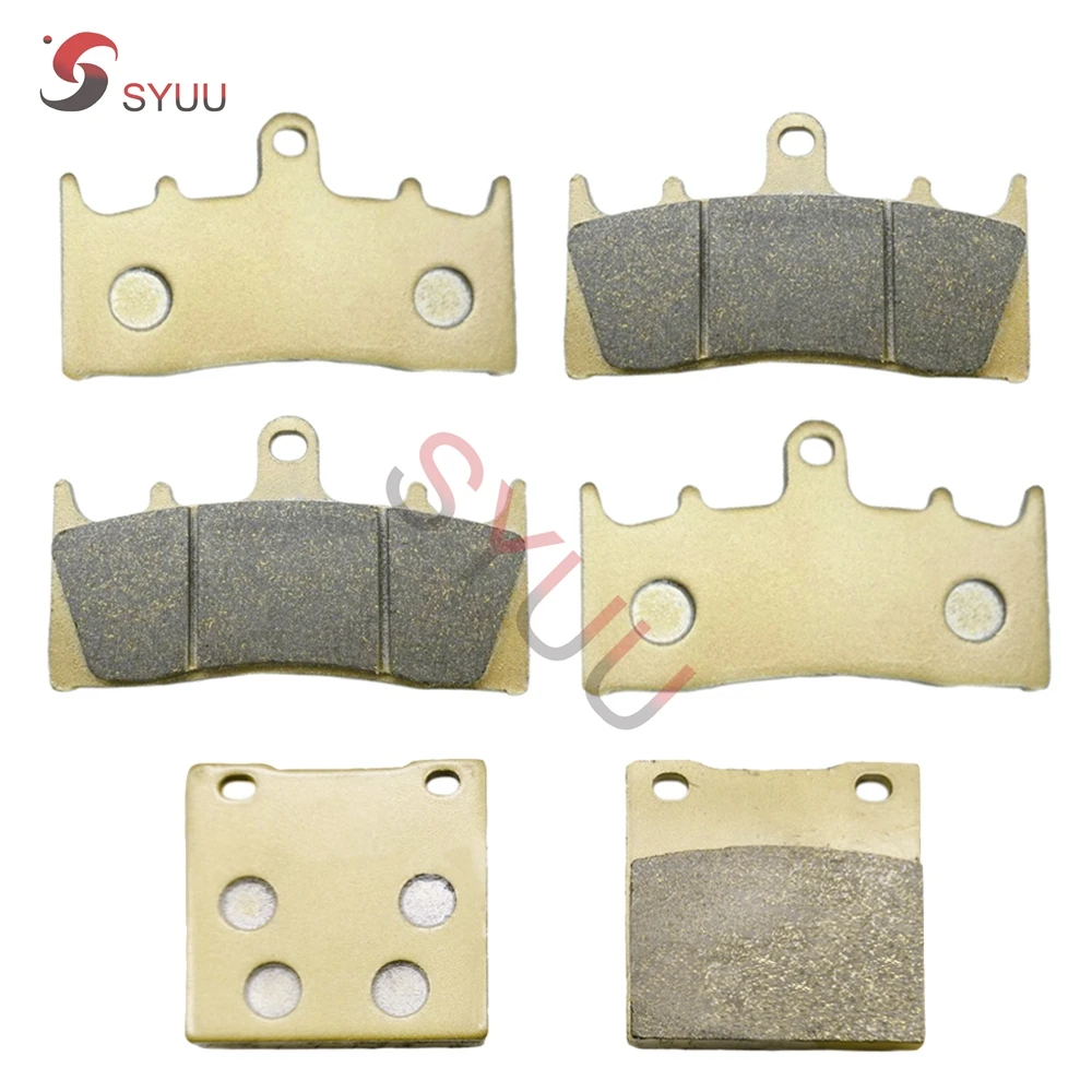 Motorcycle Copper Semi Metal Front Rear Brake Pads Brakes for SUZUKI GSF1200 GSF 1200 S Bandit