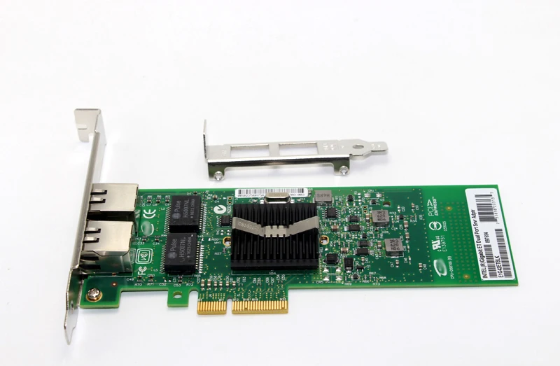 Gigabit Ext 2 Port PCI E x4 Ethernet Adapter Server Card