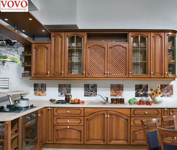American ash solid wood kitchen cabinets-in Kitchen Cabinets from Home